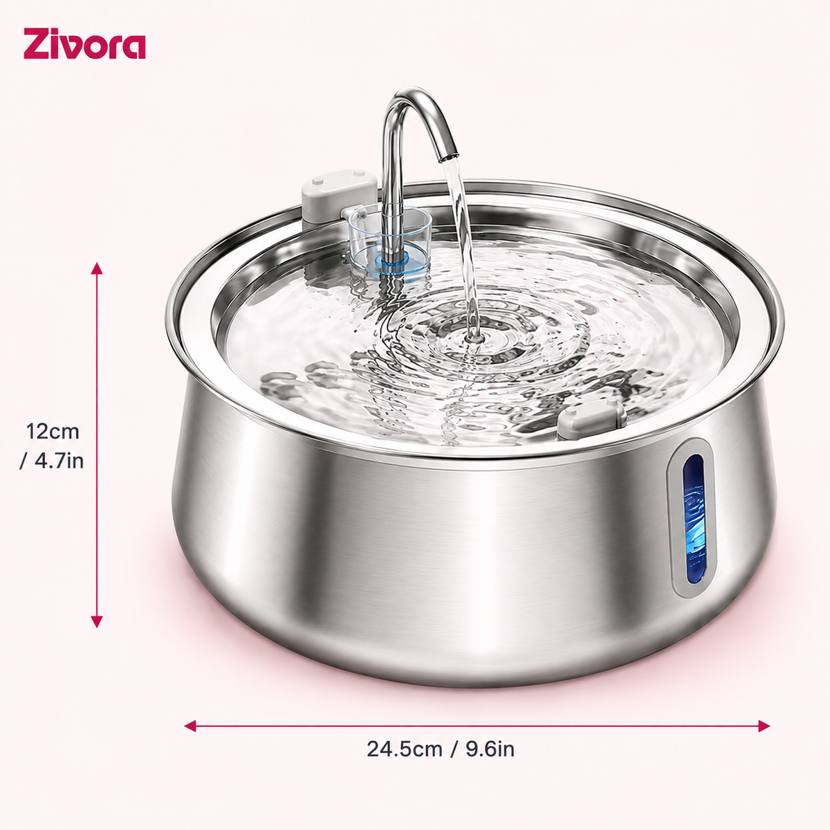 Zivora AquaPurr™ 4L Cat Fountain