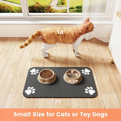 CleanPaws – Waterproof Pet Feeding Mat