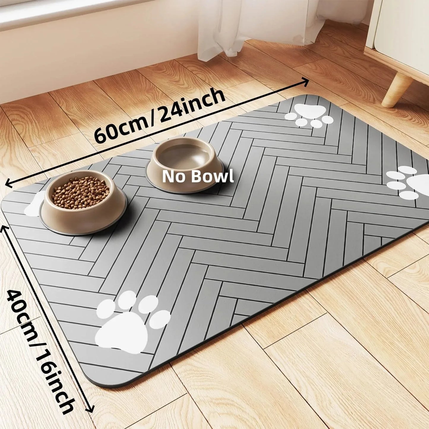 CleanPaws – Waterproof Pet Feeding Mat