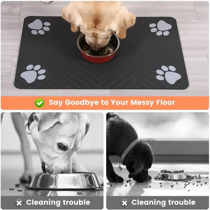 CleanPaws – Waterproof Pet Feeding Mat