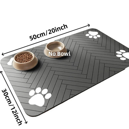 CleanPaws – Waterproof Pet Feeding Mat